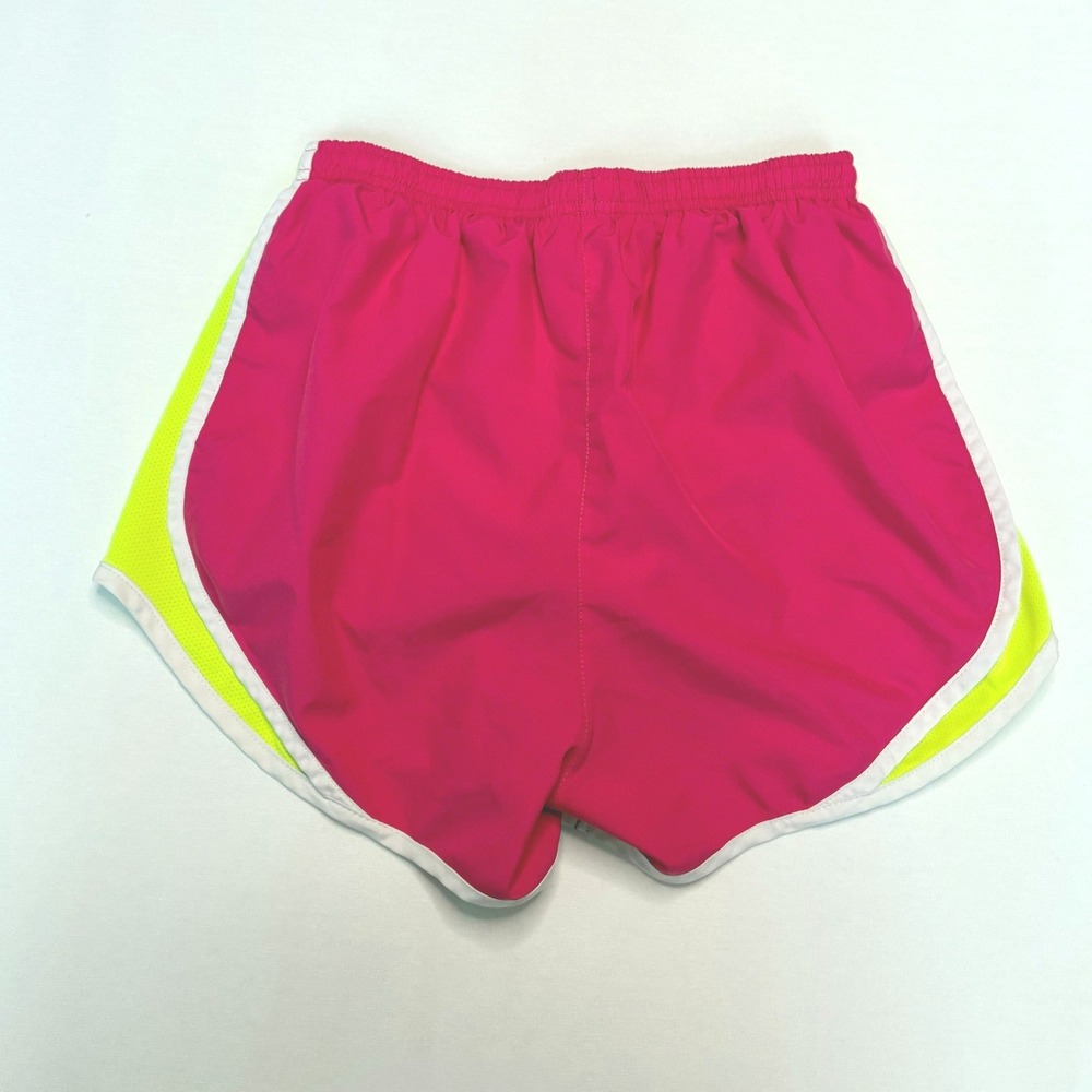 Nike Dri-FIT Tempo Running Shorts Pink & Yellow Women's Size Small 3 Inch Inseam - Picture 2 of 10